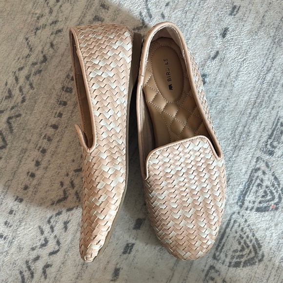 Birdies Shoes - Birdies cream/white Woven Loafers